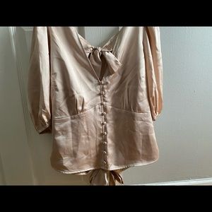 champagne colored blouse